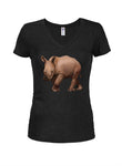 Baby Rhino T-shirt à col en V pour juniors