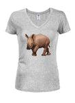 Baby Rhino T-shirt à col en V pour juniors