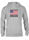 Camiseta espalda con espalda campeones de la guerra mundial