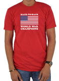 T-shirt Champions de la Guerre mondiale dos à dos
