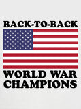 T-shirt Champions de la Guerre mondiale dos à dos