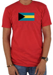 T-shirt drapeau des Bahamas