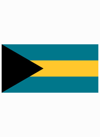 Camiseta de la bandera de Bahamas