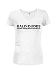 Bald Dudes Juniors T-shirt à col en V