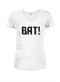 Bat Juniors V Neck T-Shirt
