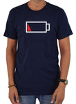 T-shirt Symbole de durée de vie de la batterie