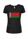 Camiseta de la bandera bielorrusa