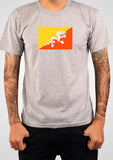 T-shirt drapeau bhoutanais