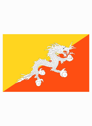 Bhutanese Flag Kids T-Shirt