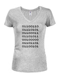 T-shirt Baise-moi en binaire