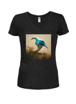 Birds of Paradise Juniors V Neck T-Shirt