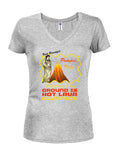 Le lieu de naissance du sol est Hot Lava Olympics Juniors T-shirt à col en V