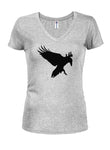 T-shirt à col en V Black Raven Juniors