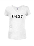 C-137 T-shirt à col en V pour juniors