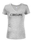 Consume Juniors V Neck T-Shirt