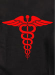 Camiseta con símbolo del caduceo