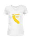 California: Hacemos tonterías y somos mejores que tú Camiseta con cuello en V para jóvenes
