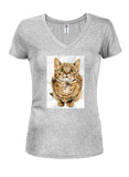 Cat Look Up T-shirt à col en V pour juniors