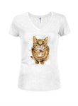 Camiseta con apariencia de gato