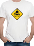 T-shirt Attention aux chutes de pierres