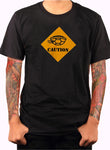 Caution Turtle Shell Kids T-Shirt