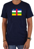 Camiseta de la bandera de la República Centroafricana