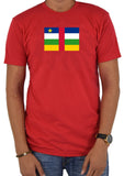 Camiseta de la bandera de la República Centroafricana