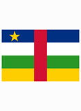 T-shirt Drapeau de la République Centrafricaine
