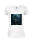 Camiseta con cuello en V para jóvenes de Chained Serpent