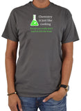La química es como cocinar camiseta