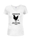 Poulets. T-shirt La nourriture qui fait caca plus de nourriture