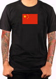 T-shirt drapeau chinois