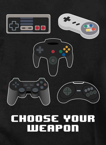 Elige tu camiseta de controladores de armas.