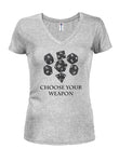 Choisissez votre arme T-shirt col en V Juniors