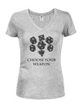 Choisissez votre arme T-shirt col en V Juniors