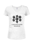 Choisissez votre arme T-shirt col en V Juniors