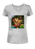 Camiseta de gato navideño
