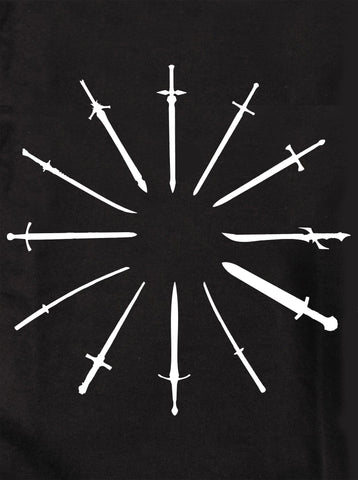 Círculo de espadas Camiseta para niños