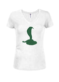 Cobra Silhouette Juniors V Neck T-Shirt