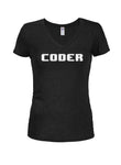 Coder Juniors V Neck T-Shirt