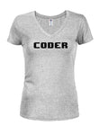 Coder Juniors V Neck T-Shirt