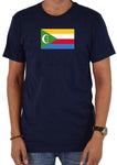 Camiseta de la bandera de Comoras