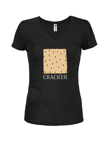 Cracker Juniors V Neck T-Shirt