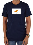 T-shirt drapeau chypriote