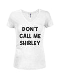 NE M'APPELLEZ PAS SHIRLEY T-shirt col en V pour juniors