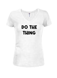 Camiseta con cuello en V para jóvenes Do The Thing