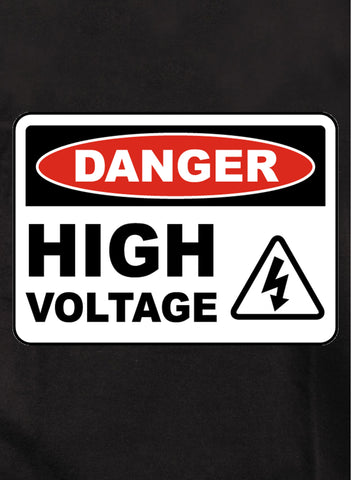 T-shirt Danger haute tension