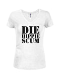 Die Hippie Scum Juniors T-Shirt Col en V