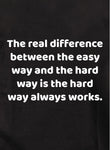 Difference between easy way and hard way T-Shirt