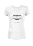 Votre vie amoureuse est-elle nulle ? Appelez-moi T-shirt col en V Juniors